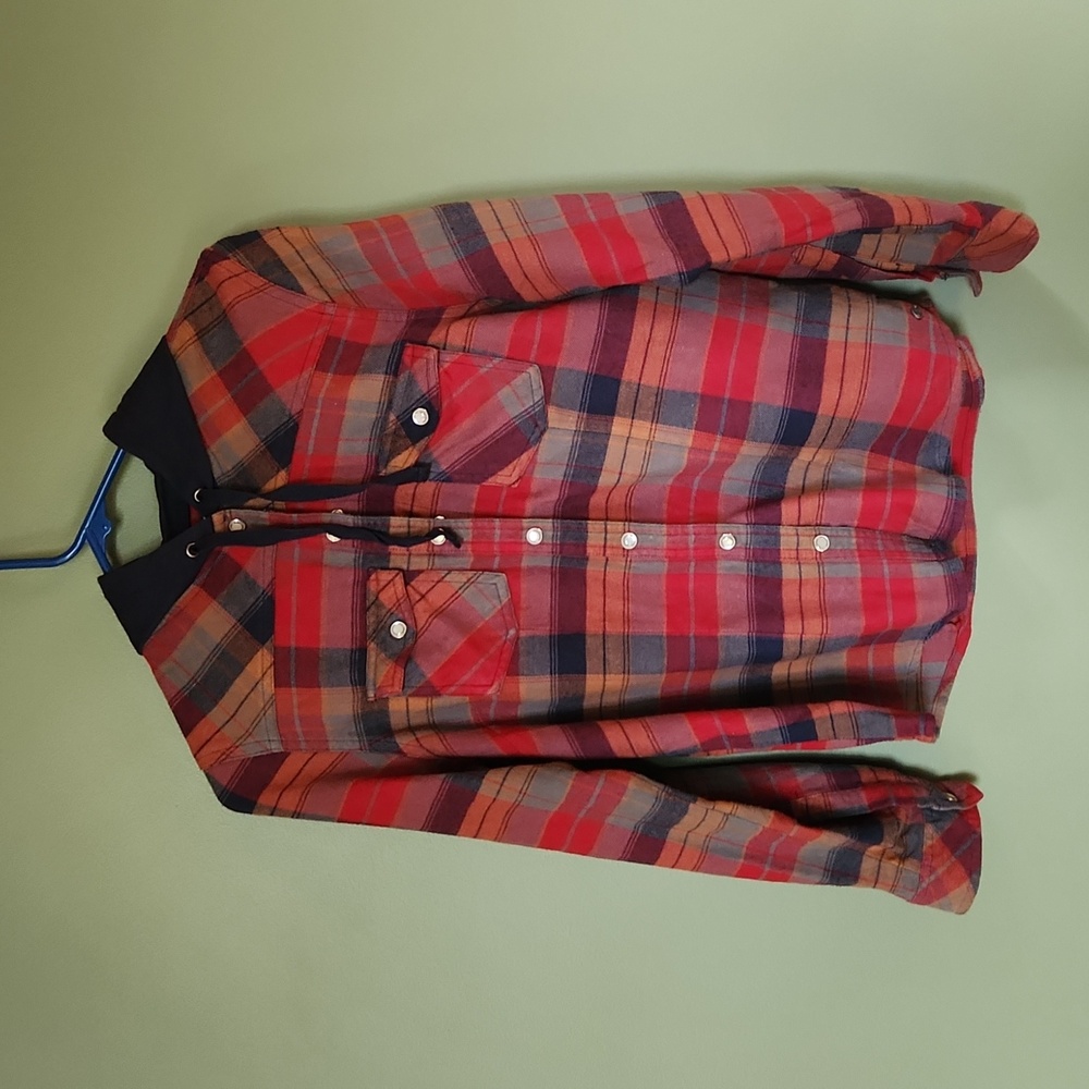 Legendary Whitetails Hooded flannel shirt-jacket